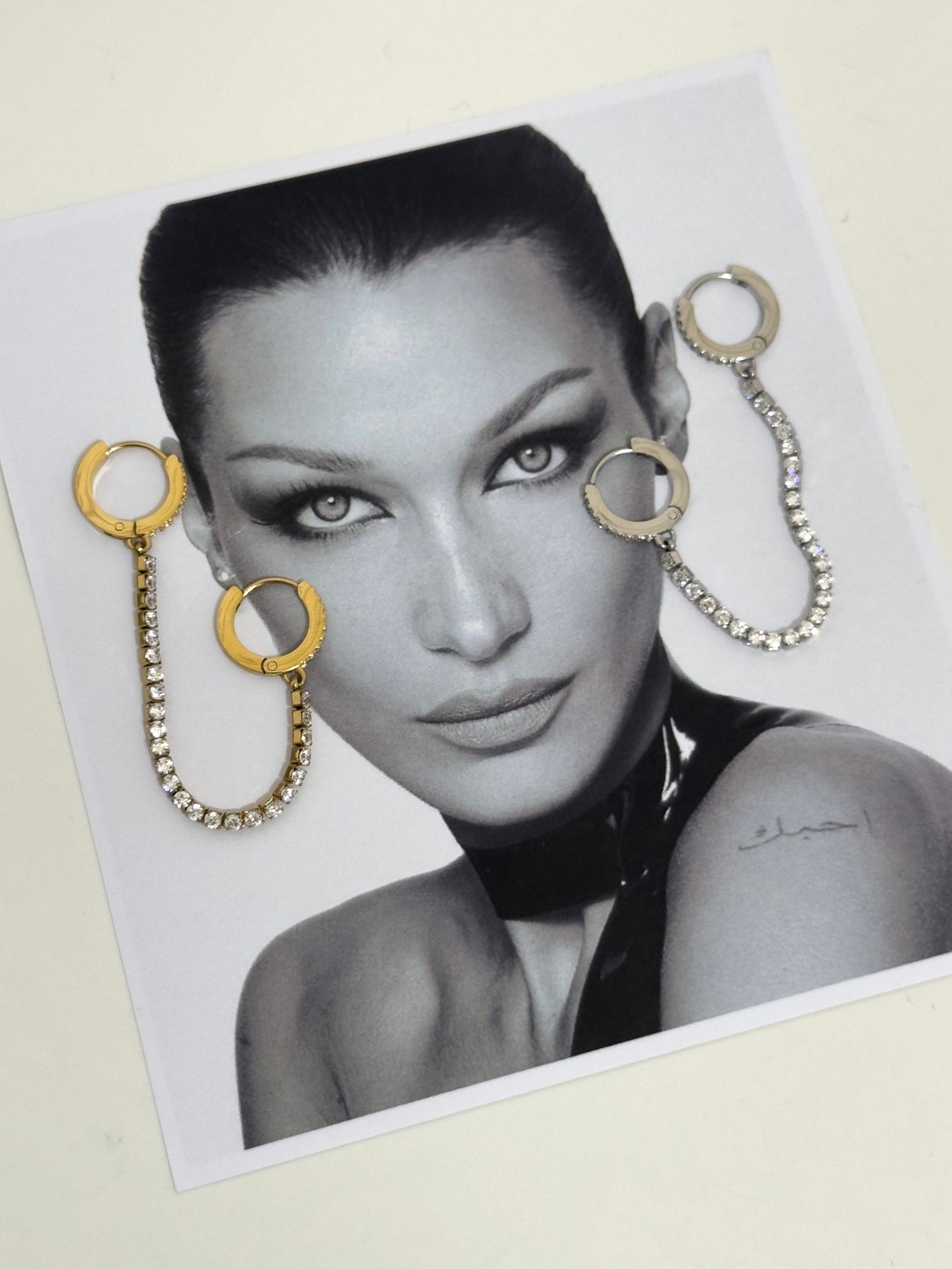 Crystal drop earrings