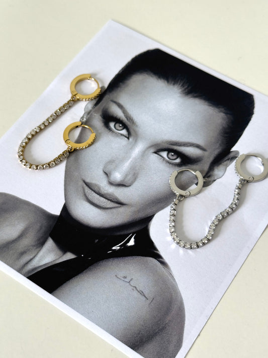 Crystal drop earrings