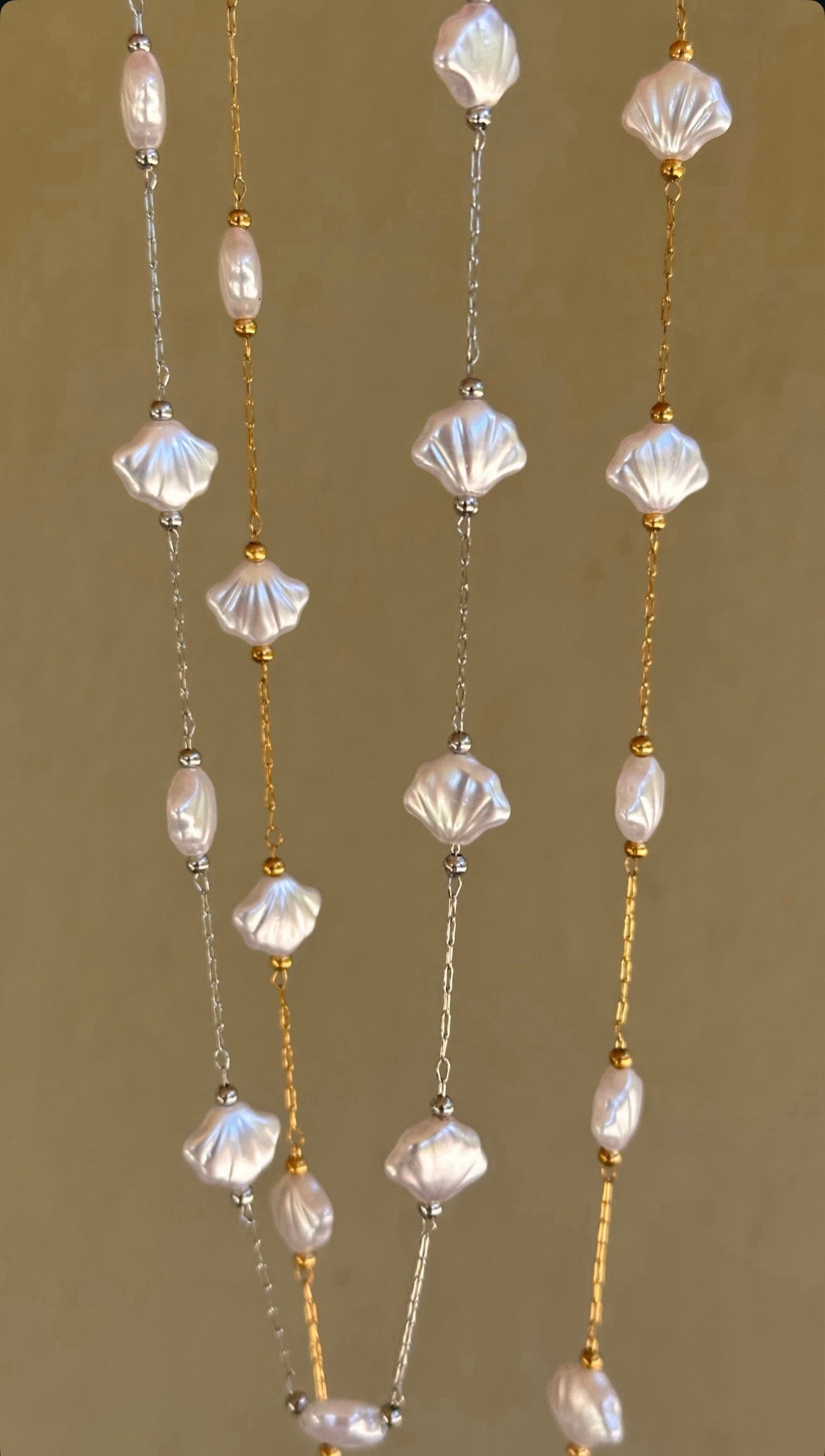 🐚 simple necklace