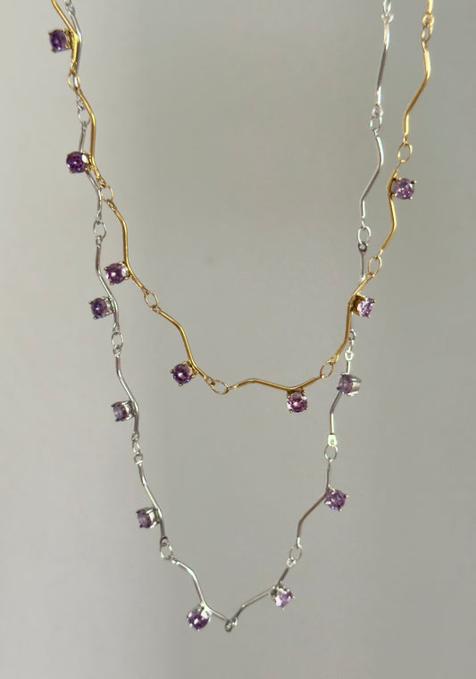Drop zircon purple