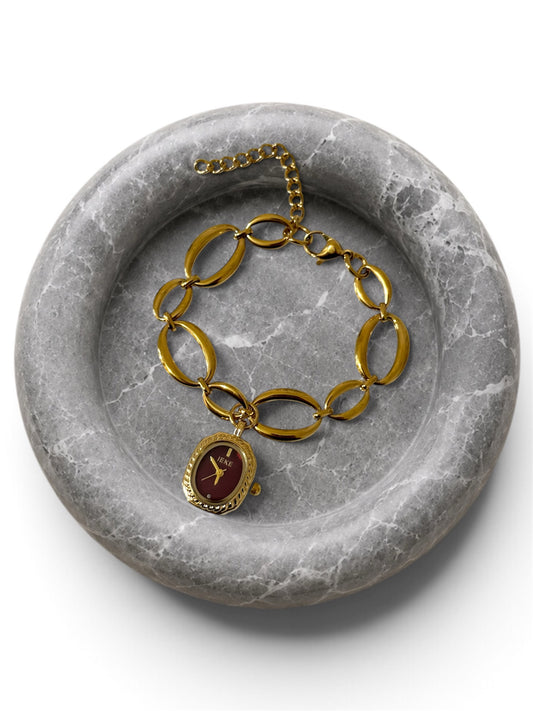 Burgundy premium watch