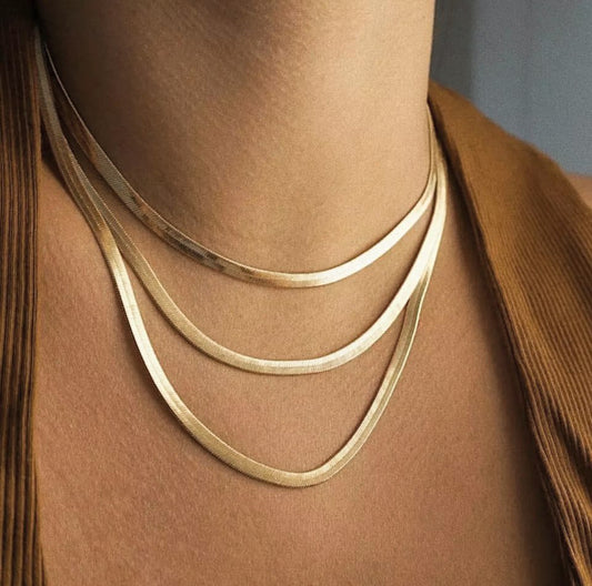 Triple snake necklace